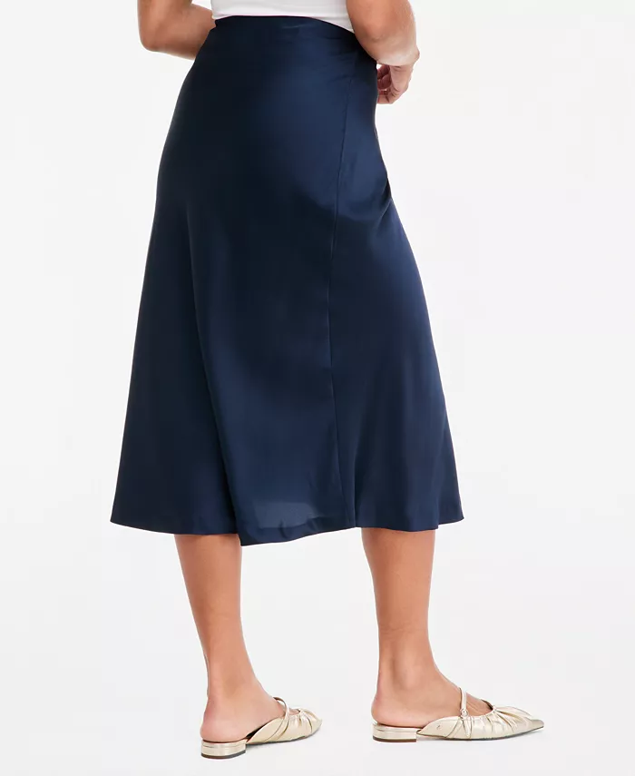Women's Pull-On Satin Slip Skirt - thumbnail 6