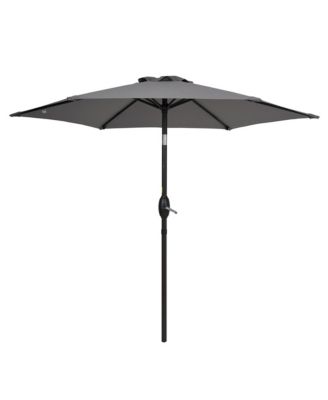 Enhance Your Outdoor Oasis With 7.5Feet Round Patio Umbrella - Stylish, Durable, And Sun-Protective!