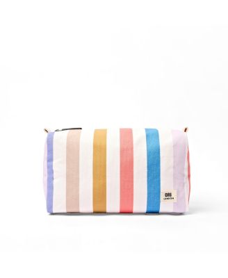 Mayfair Wash Bag in Pastel Multi Stripe