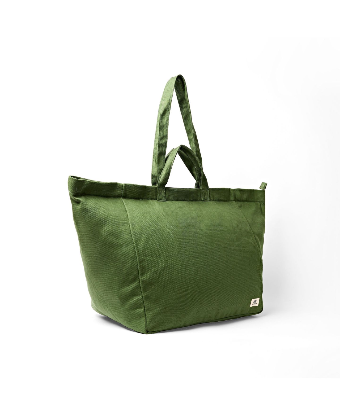 Женская сумка ORI London Marylebone Tote Bag in Cotton Canvas, цвет: Artichoke — фото 2