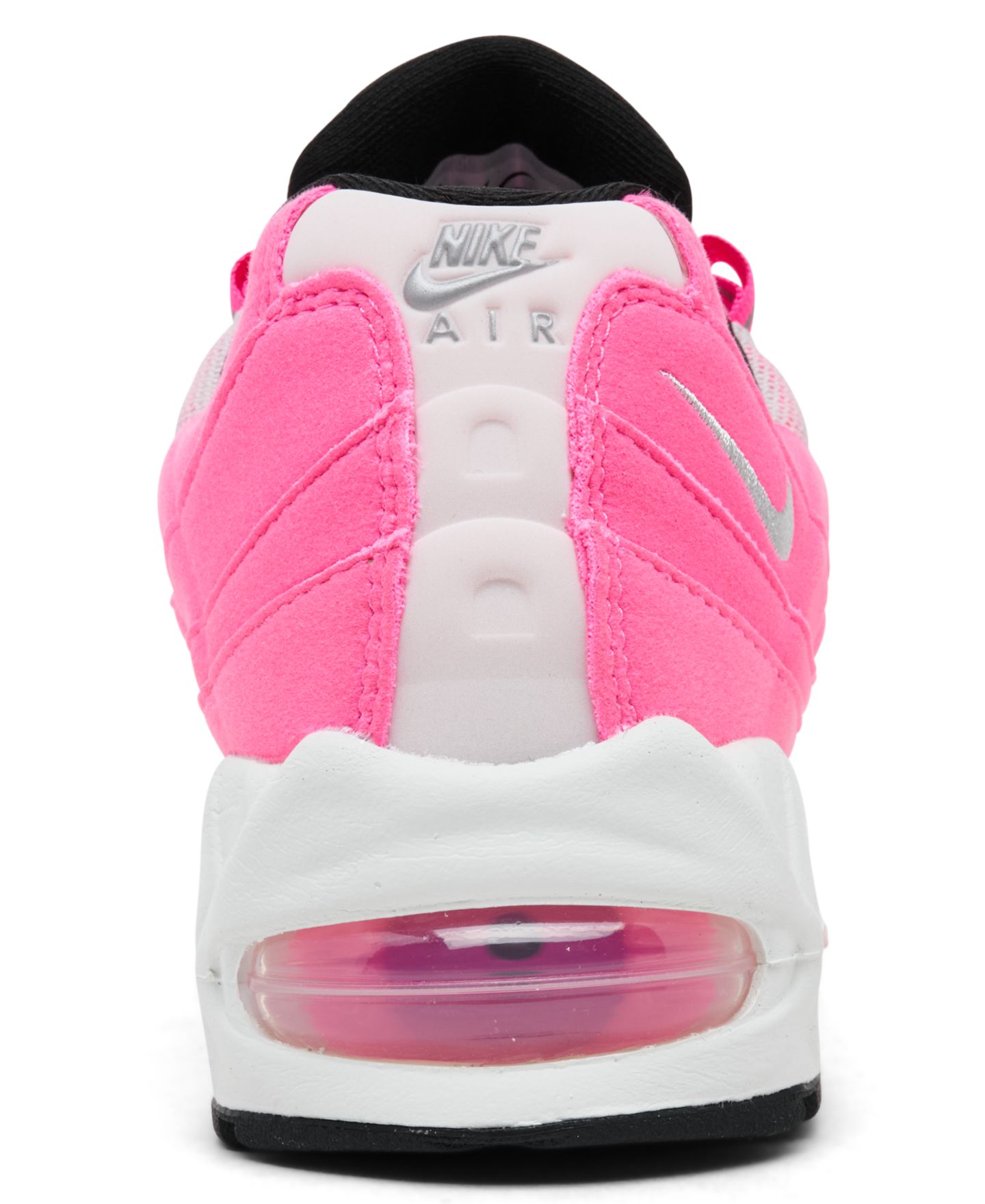 Женские кроссовки Nike Air Max 95 Big Bubble, цвет: Розовый / Серебристый — фото 4