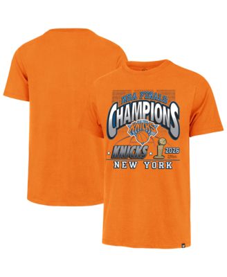 Men's Orange New York Knicks 2026 NBA Champions Franklin T-Shirt