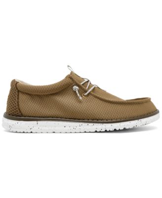 Hey Dude Brown Suede Moccasin-Style Slip-On Mens HEYDUDE Wally Boho Slip-On Casual Shoe - Brown | Journeys main image 3