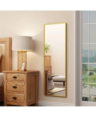 Full Length Mirror, 59"x16" Oversized Floor Mirror Freestanding, Full Body Mirror for Living Room Style