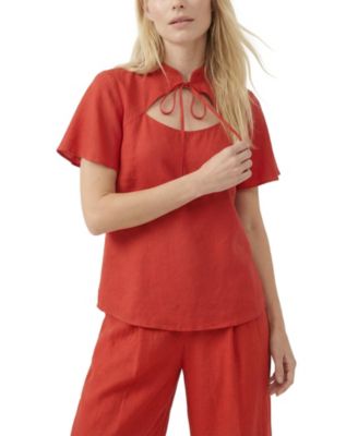 Women's Camille Flutter Sleeve Top