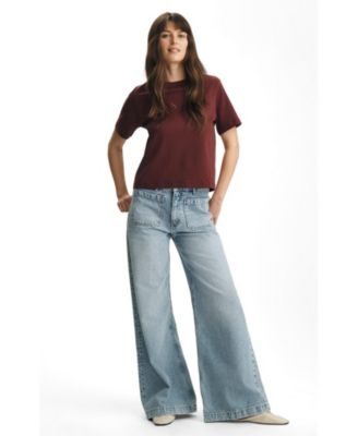 Women's Christine High Rise Wide Leg In Light Classic Denim
