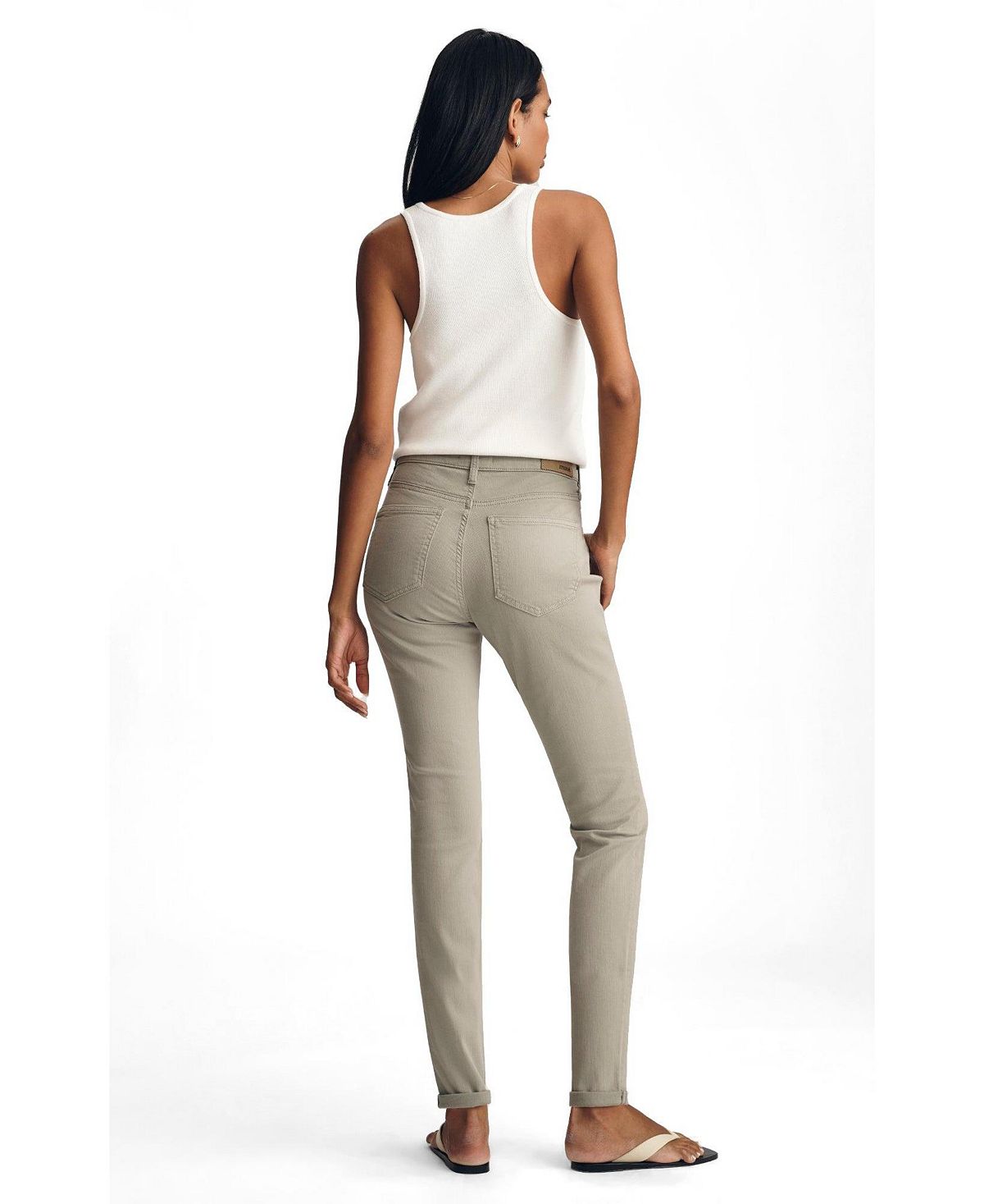 Mavi Jeans Women's Kathleen Mid Rise Boyfriend In Desert Sage Flex Blue view 3 — MAYCSS fashion products