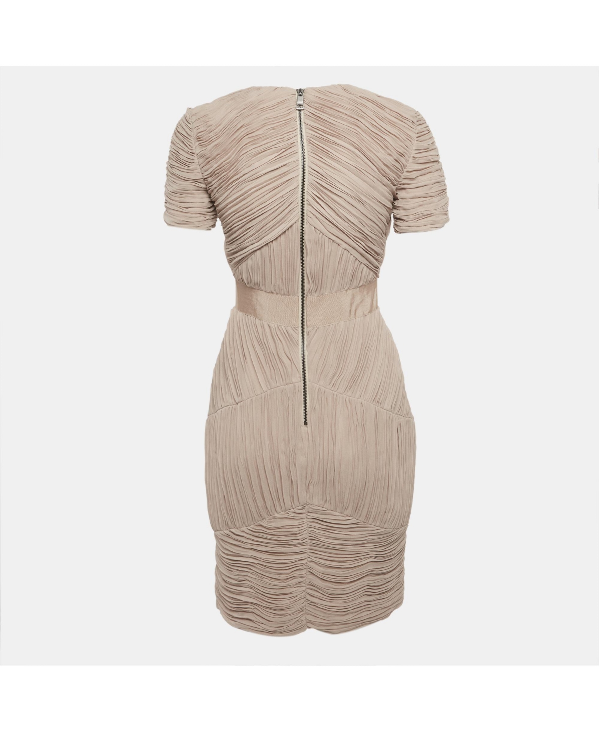 Pre-Owned Burberry Women's Plisse Mini Dress
