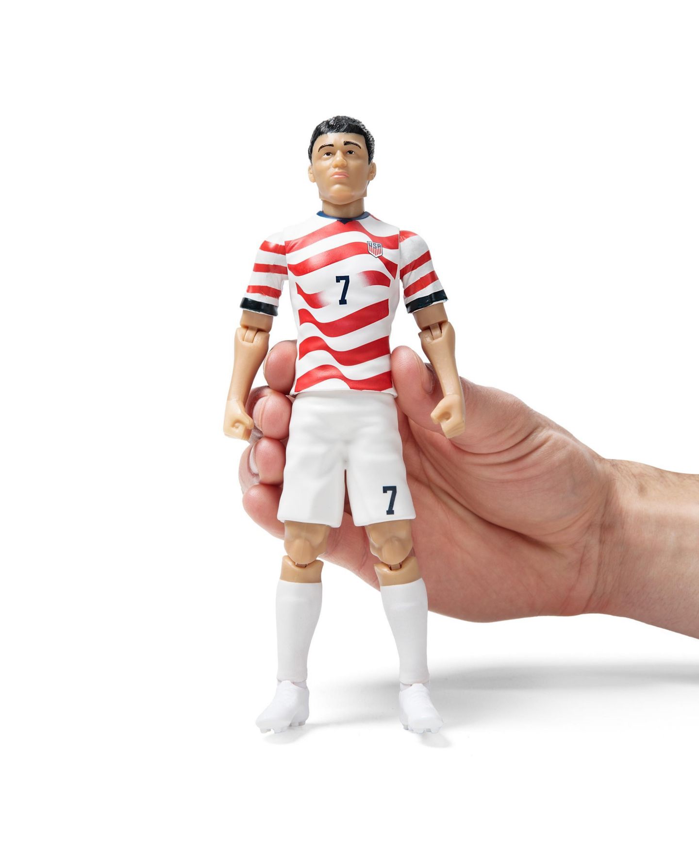 Детская фигурка Banbo Toys Sockers 2026 Usmnt Gio Reyna 8" Collectible Soccer Action Figure, цвет: Разноцветный — фото 4