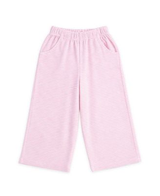 Big Girls 14-7 Stripe Terry Wide Leg Pant
