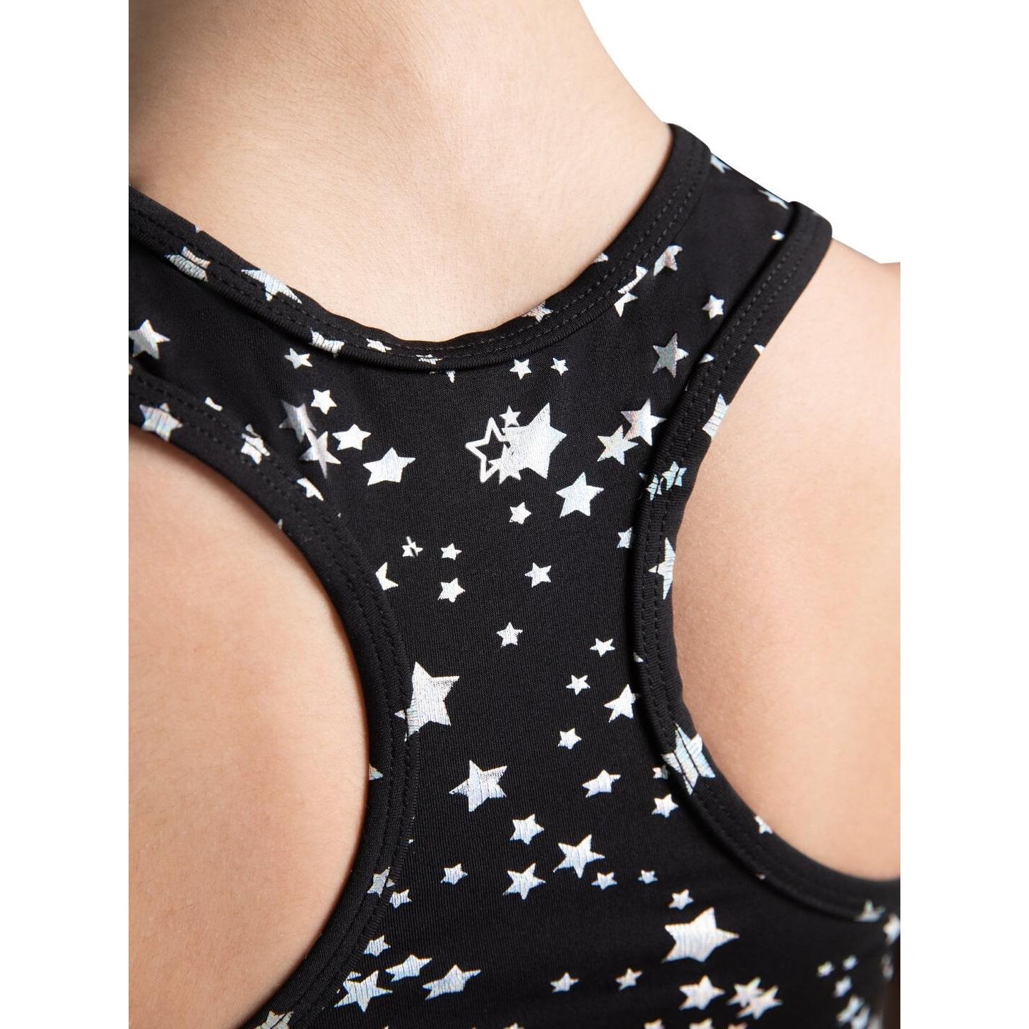 Детский топ Capezio Future Star Cosmic для девочек, цвет: Чёрный — фото 4