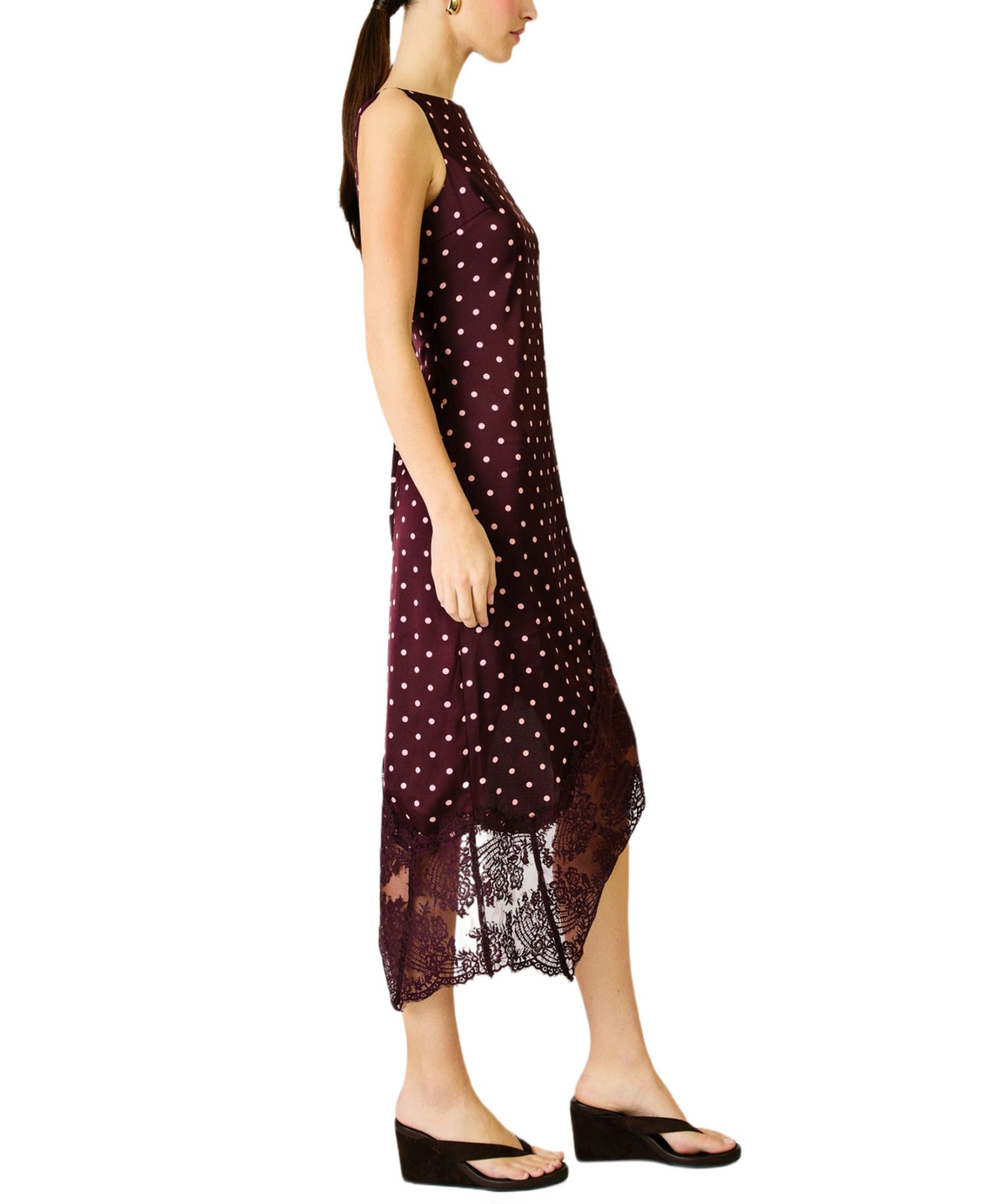 Women's Raye Polka Dot Asymmetric Dress