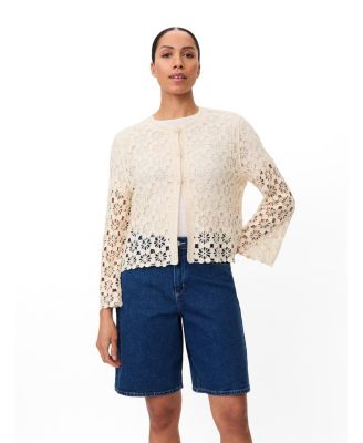 Women's Malittalis Crochet Floral Cardigan