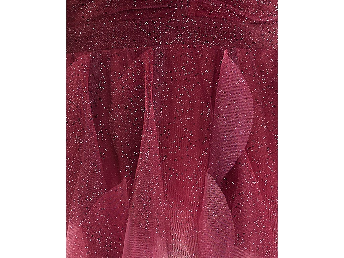 Женское платье pear culture Juniors' V-Neck Ombre Petal Dress with Top Ruching, цвет: Розовый — фото 6