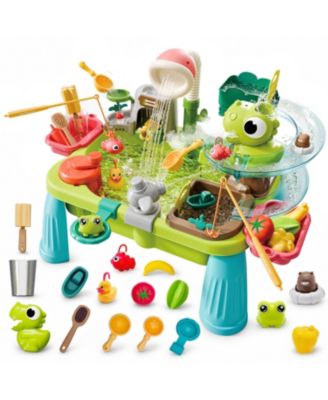 Water Table Pump Play Sink Sensory Beach Pool Fishing set