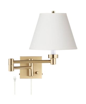 Alta Plug-In Swing Arm Wall Lamp with Shade
