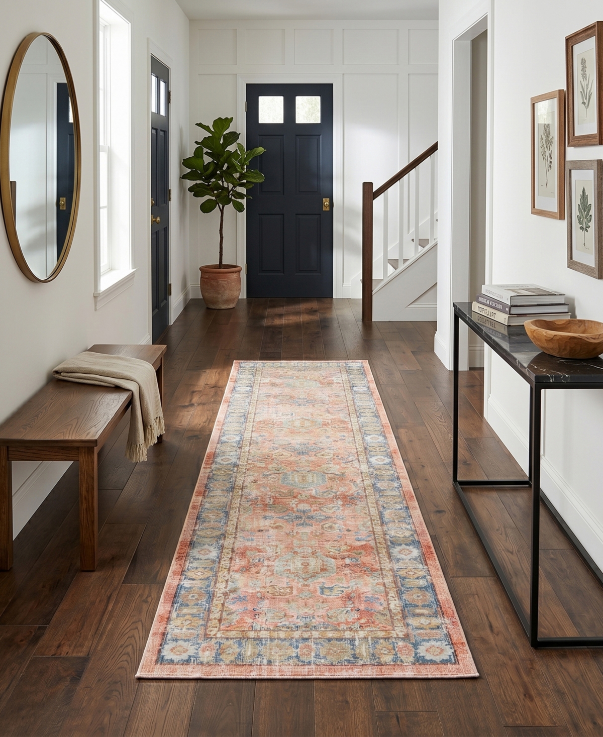 Amer Rugs Century Cen-16 Coral 2'6" x 8' Runner Rug
