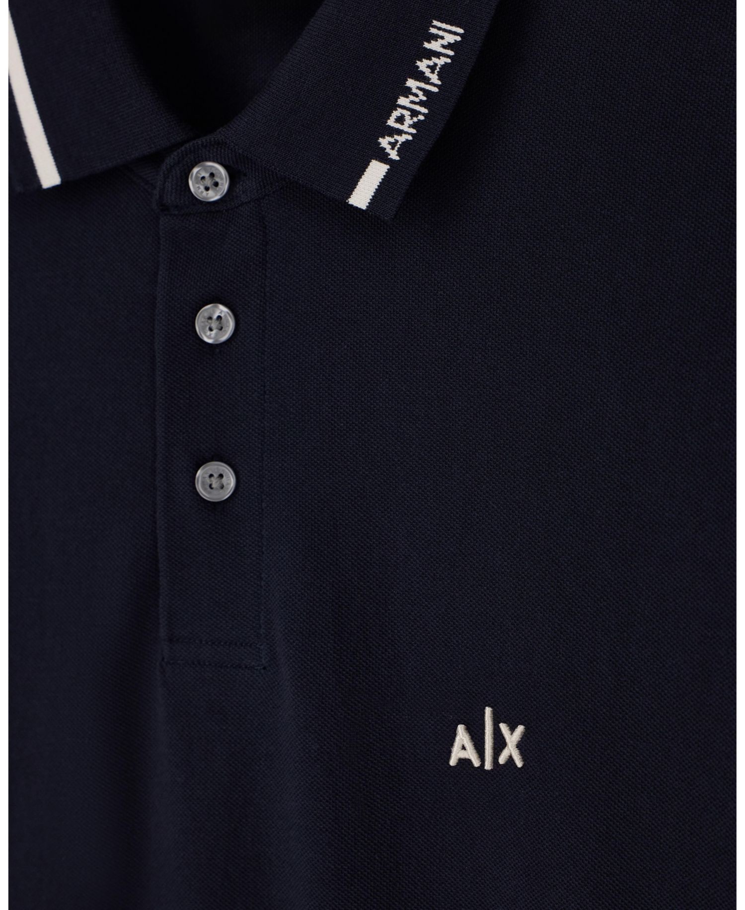 Men's Pique Tipping Wording Polo Shirt