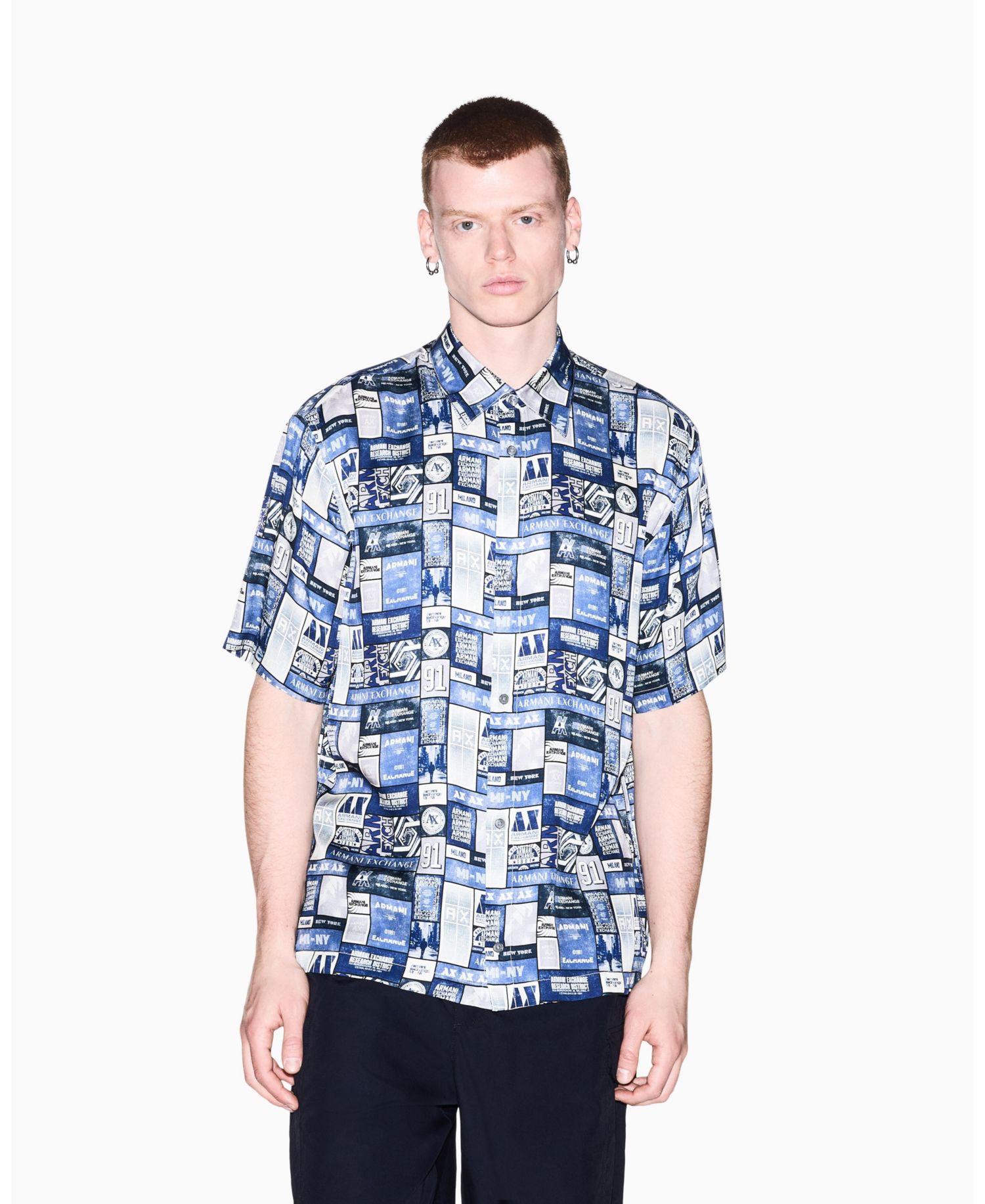 Men's Viscose All Over Print Woven Shirt