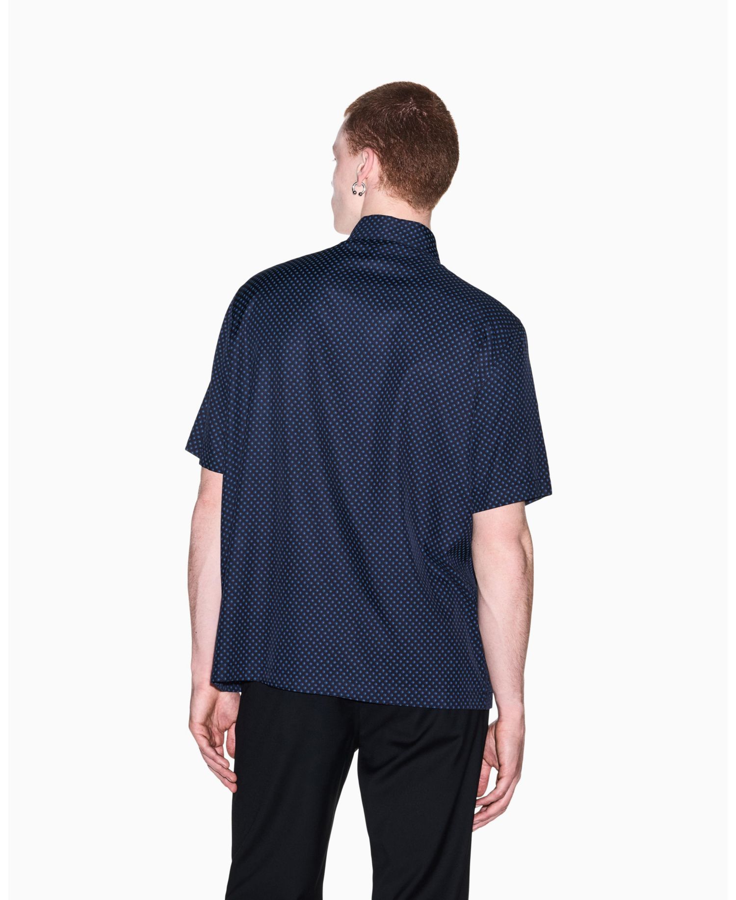 Men's Viscose All Over Logo Woven Shirt