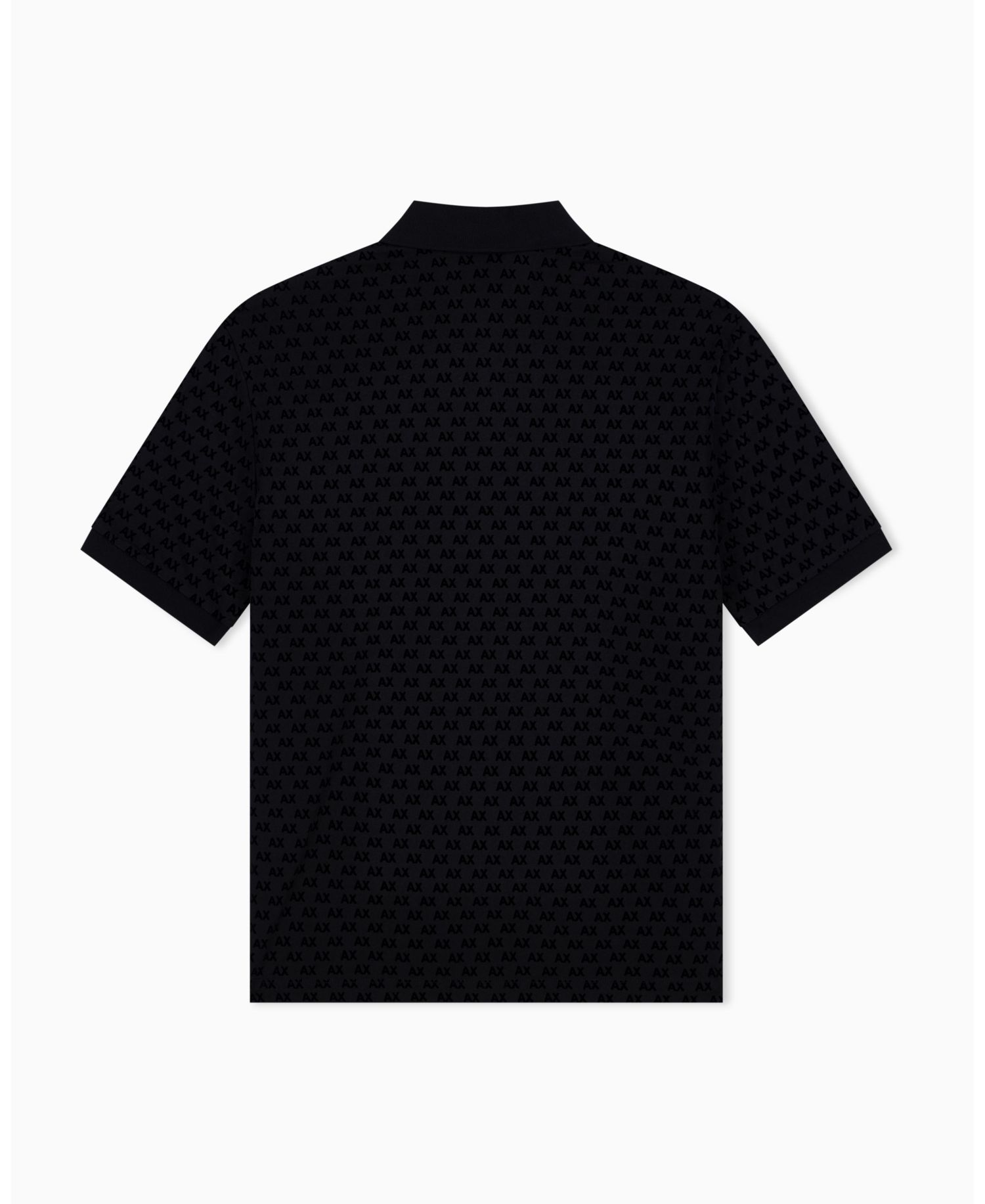 Men's Flocked All Over Logo Polo Shirt
