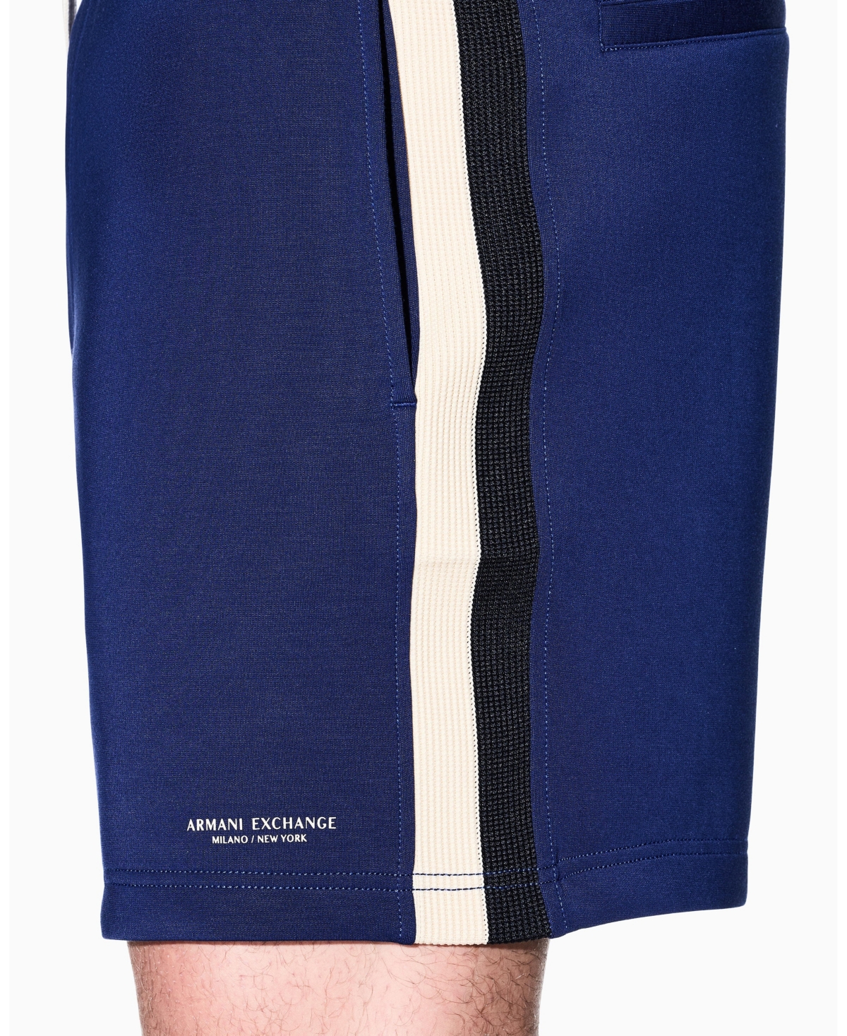 A|X Armani Exchange Men's Stretch Modal Taping Shorts