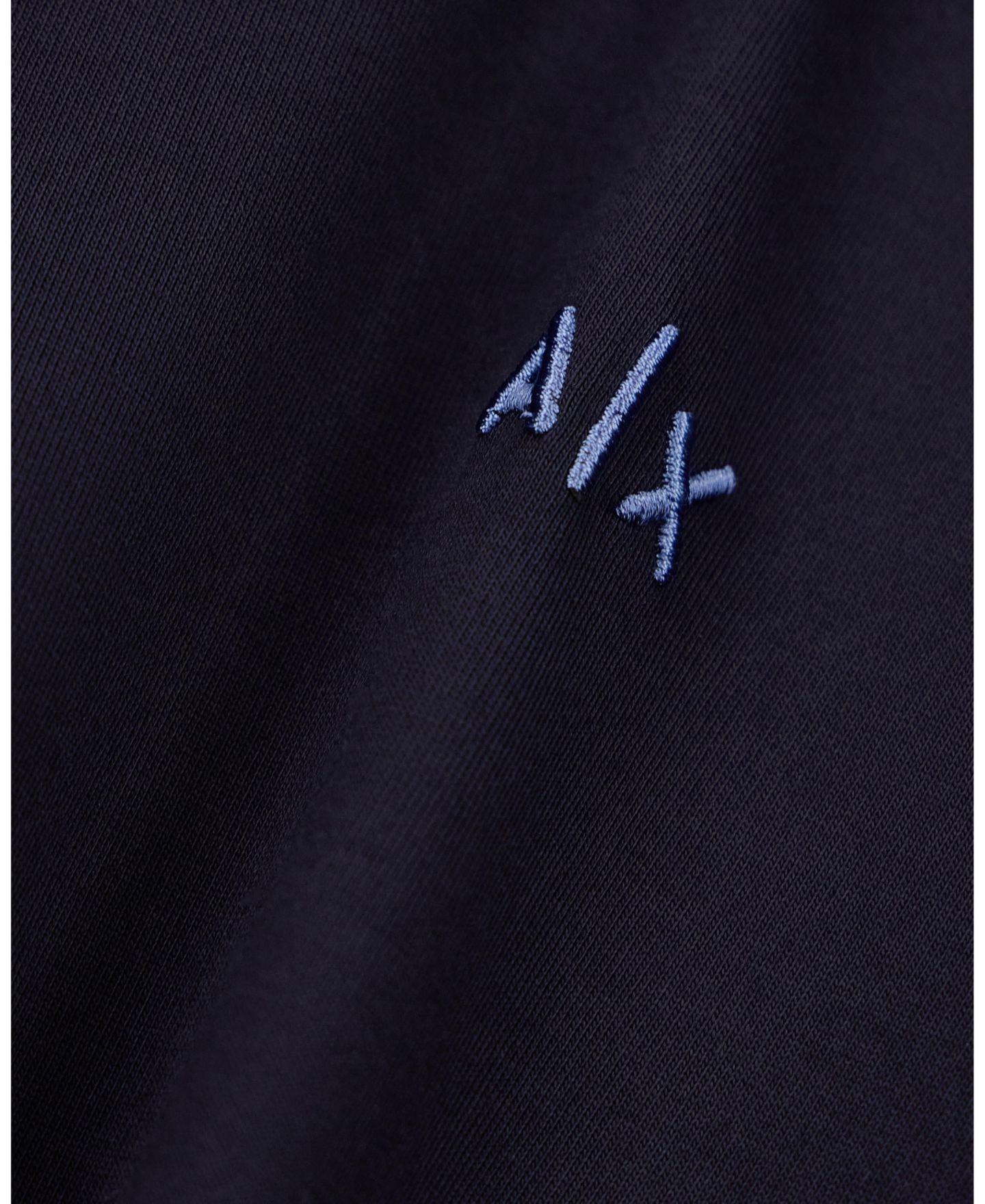 Мужское поло A|X Armani Exchange Mercerized Tipping Johnny Collar Polo Shirt, цвет: Глубокий тёмно-синий — фото 5