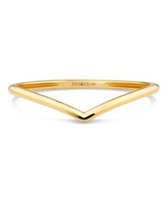 Chevron Ring in 14K Gold