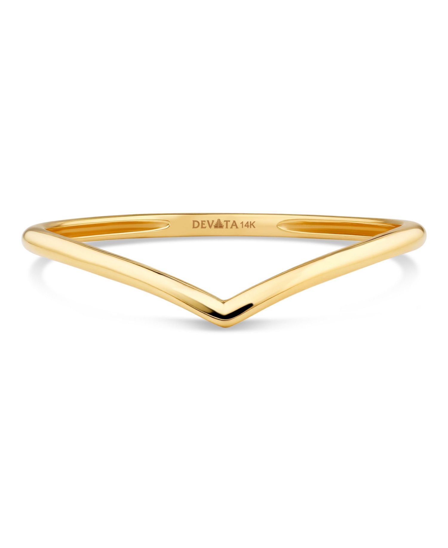Chevron Ring in 14K Gold