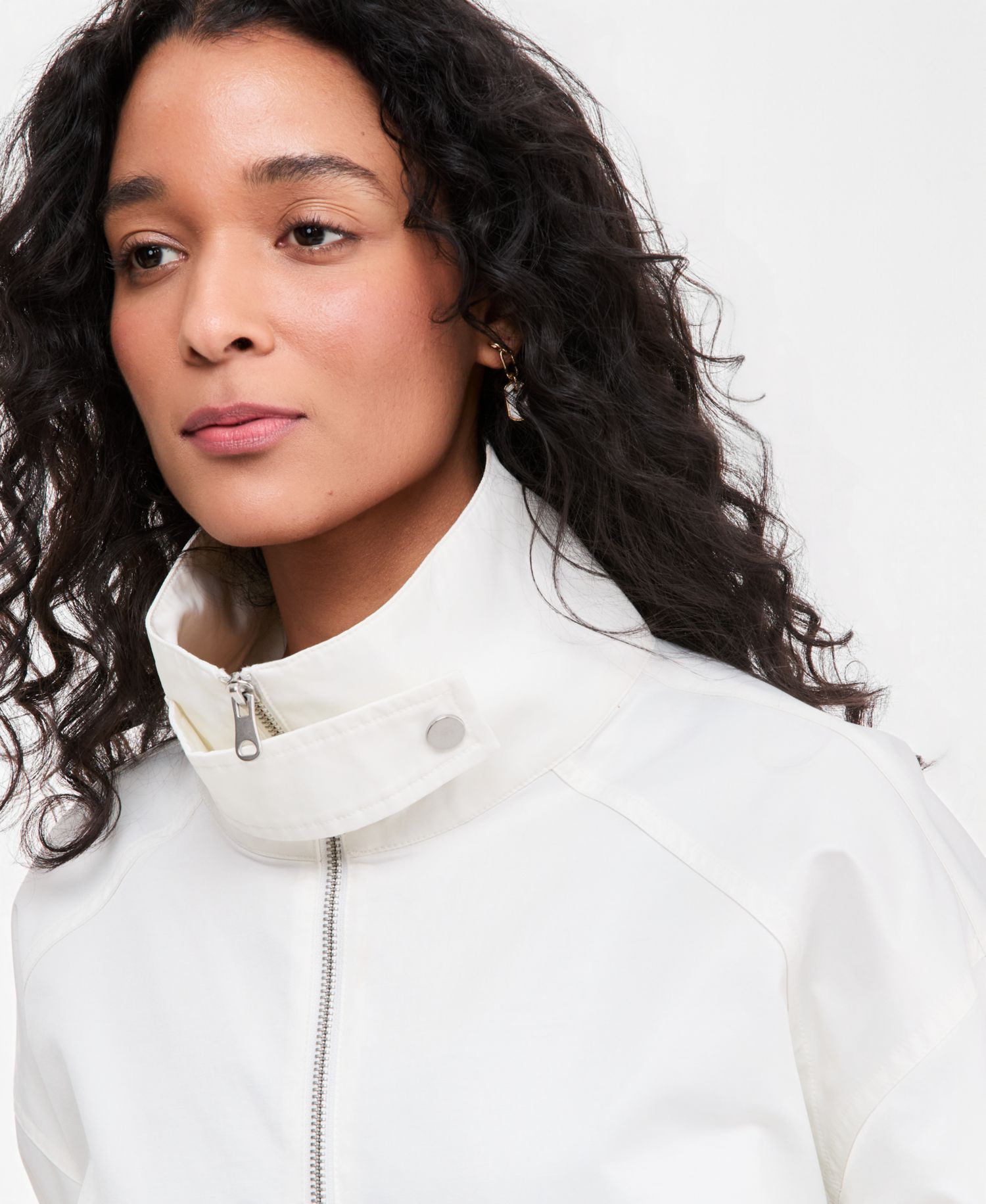 Women's Stand-Collar Pullover Anorak Jacket