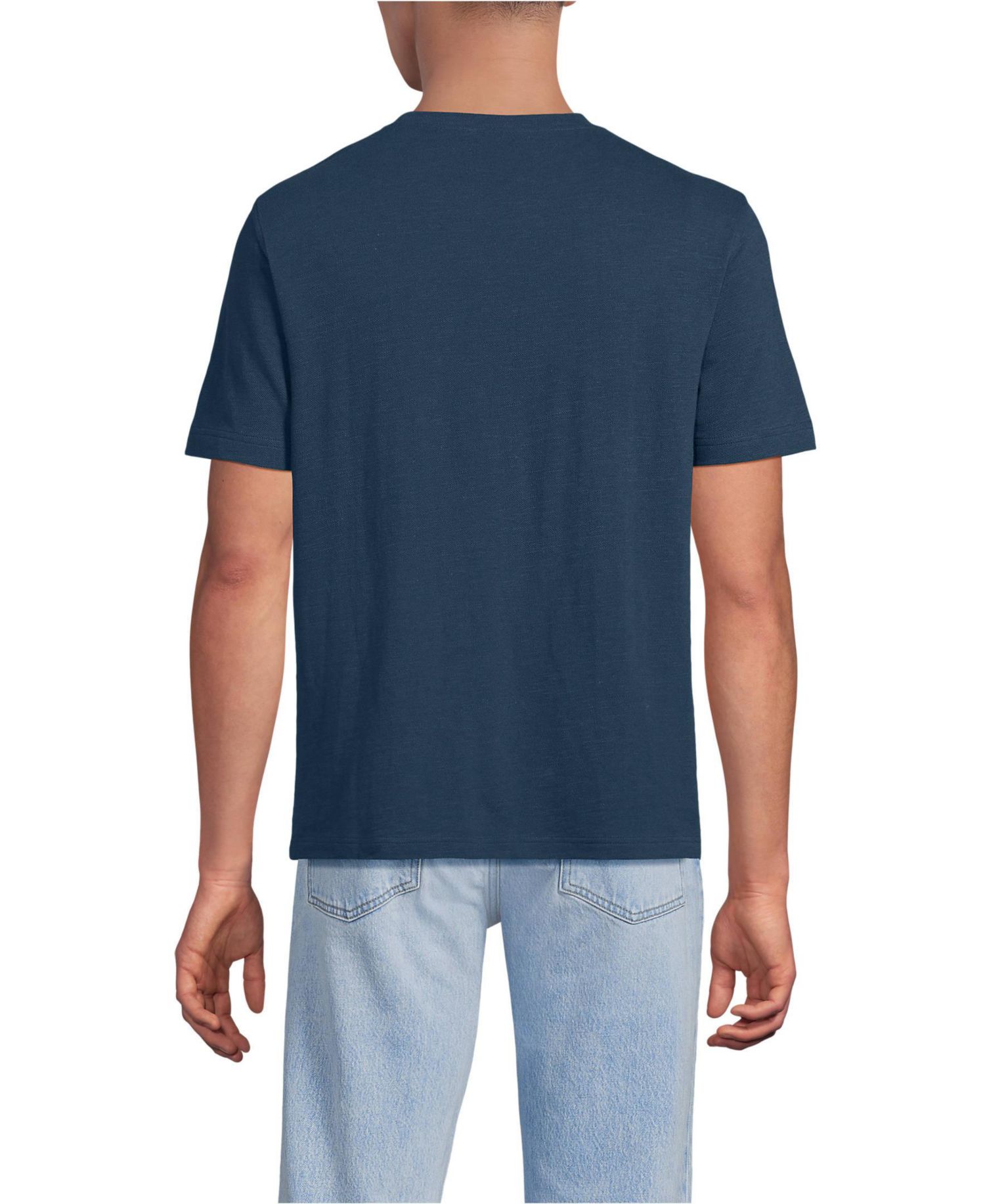 Men's Short Sleeve Cotton Linen Tee