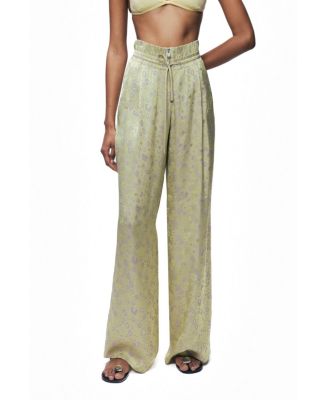 Women's Printed Wide-Leg Trousers