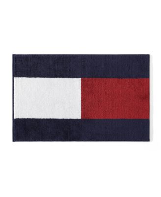 Hilfiger Flag Yarn Dyed Bath Rug, 20" x 32"