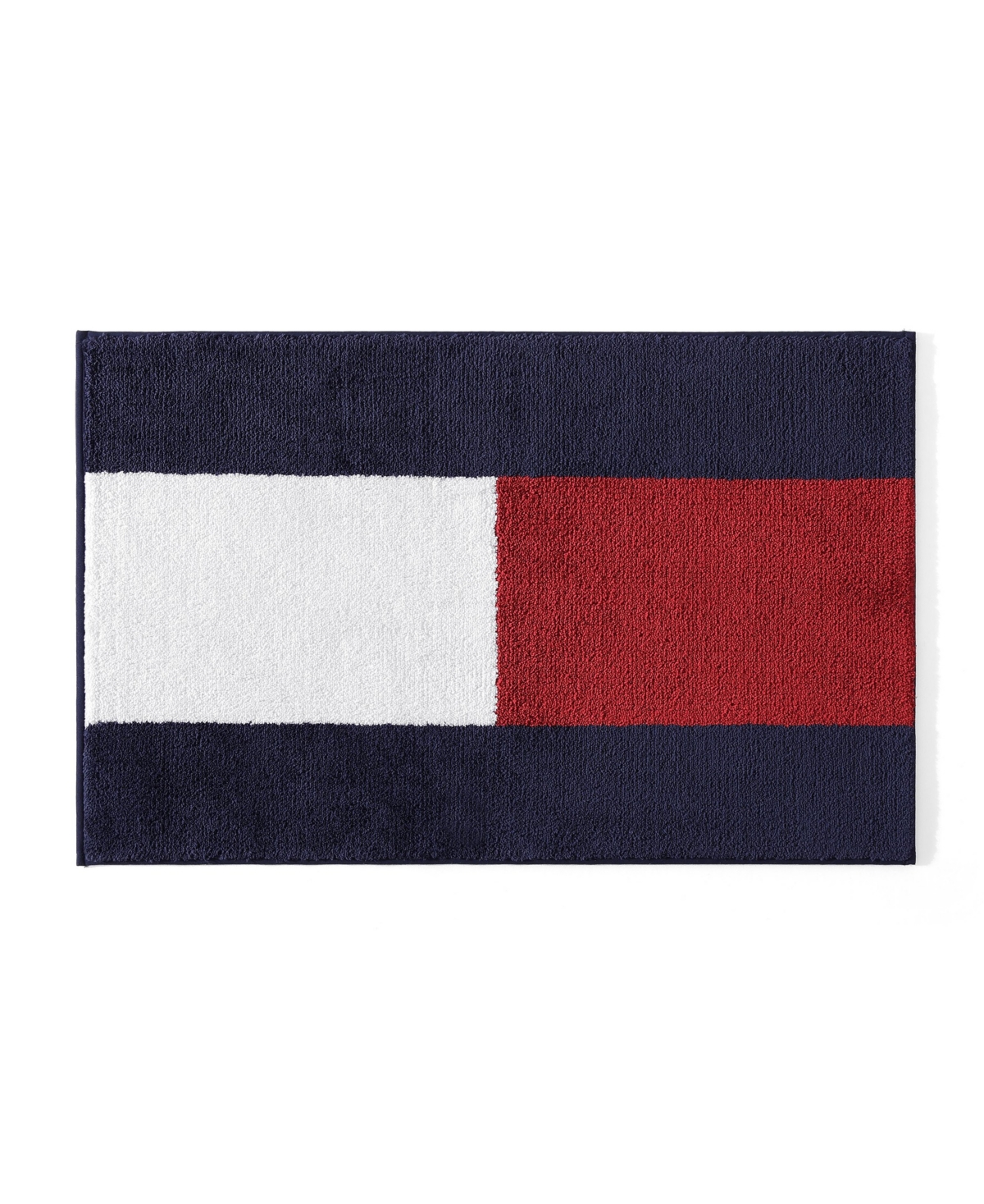 Tommy Hilfiger Hilfiger Flag Yarn Dyed Bath Rug, 20" x 32"