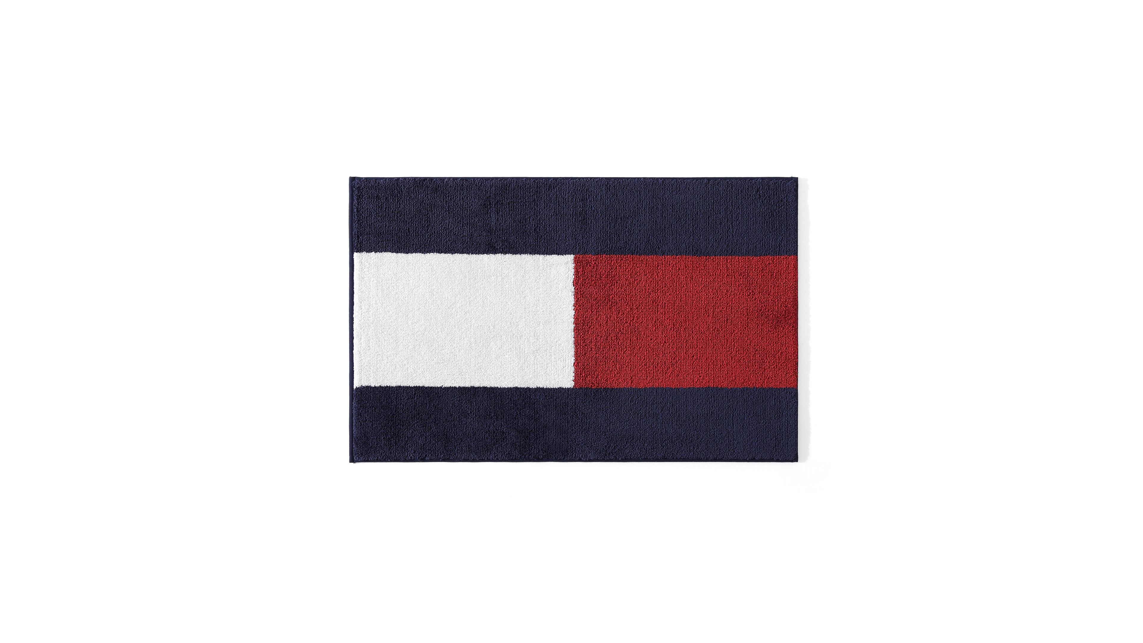Tommy Hilfiger Hilfiger Flag Yarn Dyed Bath Rug, 20" x 32"