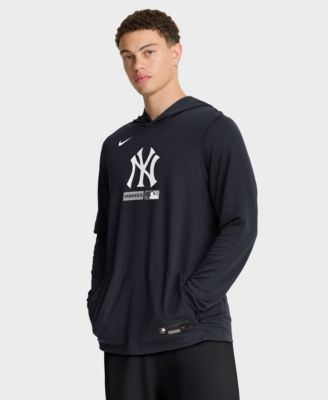 Men's Navy New York Yankees Authentic Collection Dri-FIT Long Sleeve Hoodie