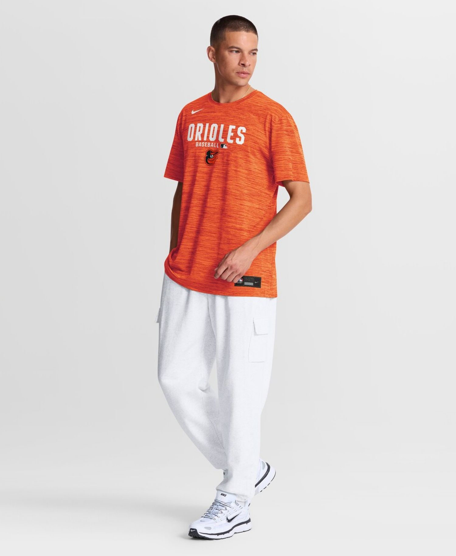 Men's Orange Baltimore Orioles Authentic Collection Velocity Dri-FIT T-Shirt