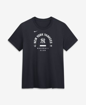 Women's Navy New York Yankees Authentic Collection Early Work Tri-Blend Dri-FIT T-Shirt