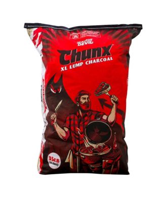 100 Percent Natural Hardwood Wood Lump Grill Charcoal, 35 Pounds