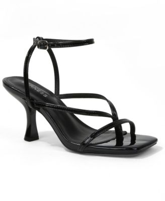 Women's Nalani Strappy Ankle Strap Heeled Thong Sandals