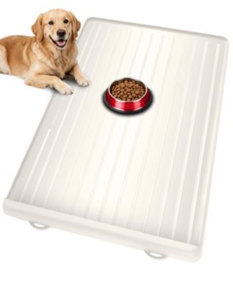 Large Waterproof Pet Feeding Mat with Collection Pocket Anti Slip Bite Resistant