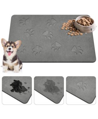 Diatomaceous Earth Pet Feeding Mat Absorbent Non-Slip Quick Drying Easy Clean