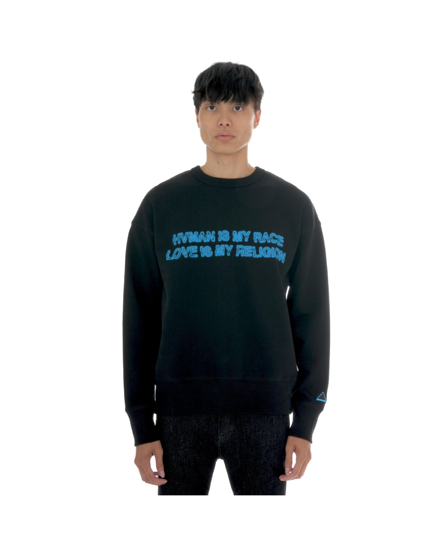 Men's Crystal Crew Sweatshirt in Human Love