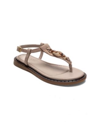 Women's Tiana Leather Buckled Sandal