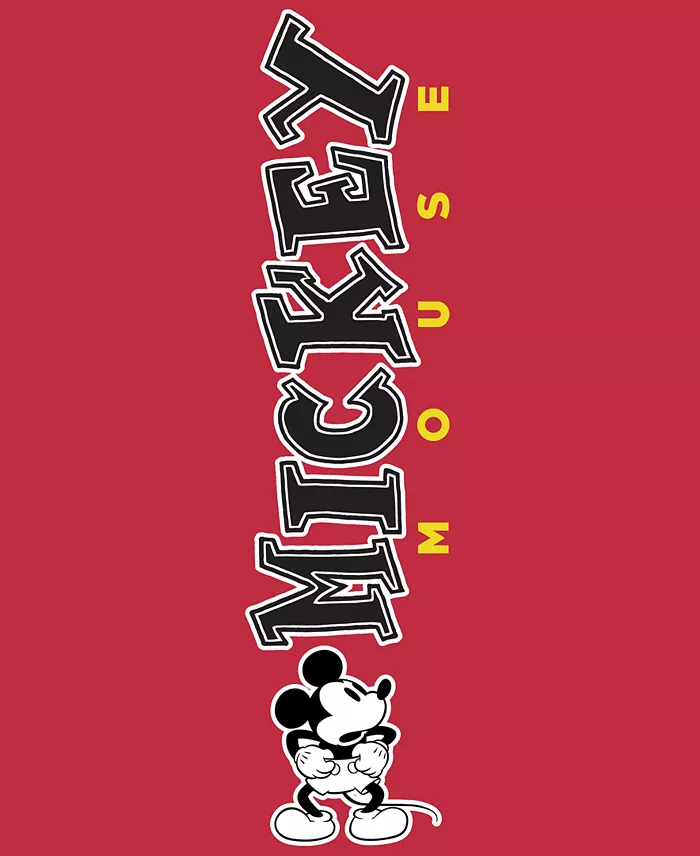 Men's Mickey Mouse Long-Sleeve Crewneck T-Shirt - thumbnail 4