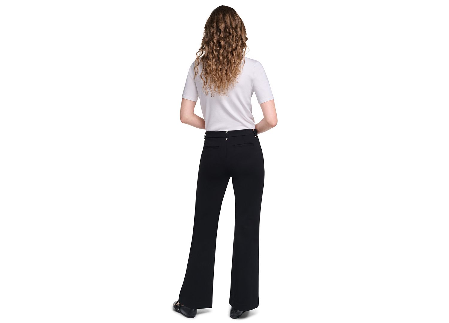Petite Silky Pull-On Pants