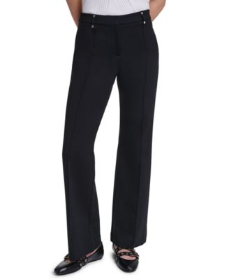black dress pants petite women Marcella | Petite Georgia Pants in Espresso | Women's Size PXXL | Ponte