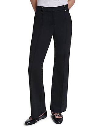 petite black dress pants Pantaln de Vestir Tiro Alto Victoria - Negro leg silhouette delivers a polished look Petite Black Pants & Trousers: