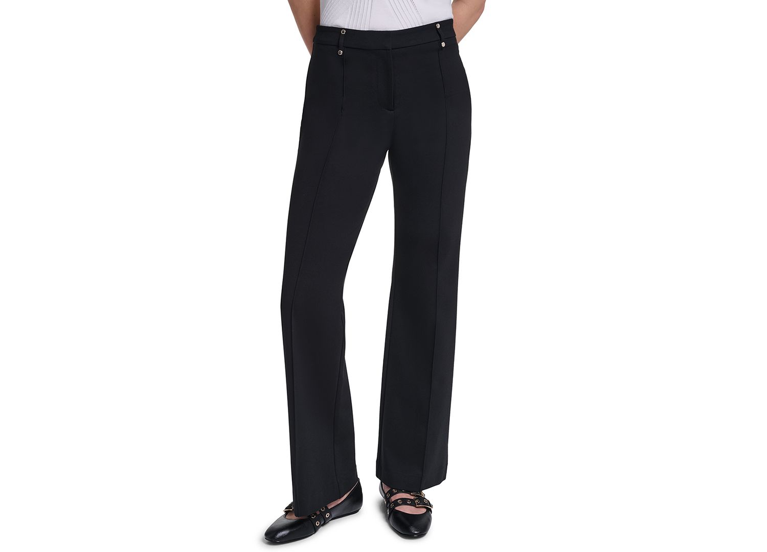 Petite Silky Pull-On Pants