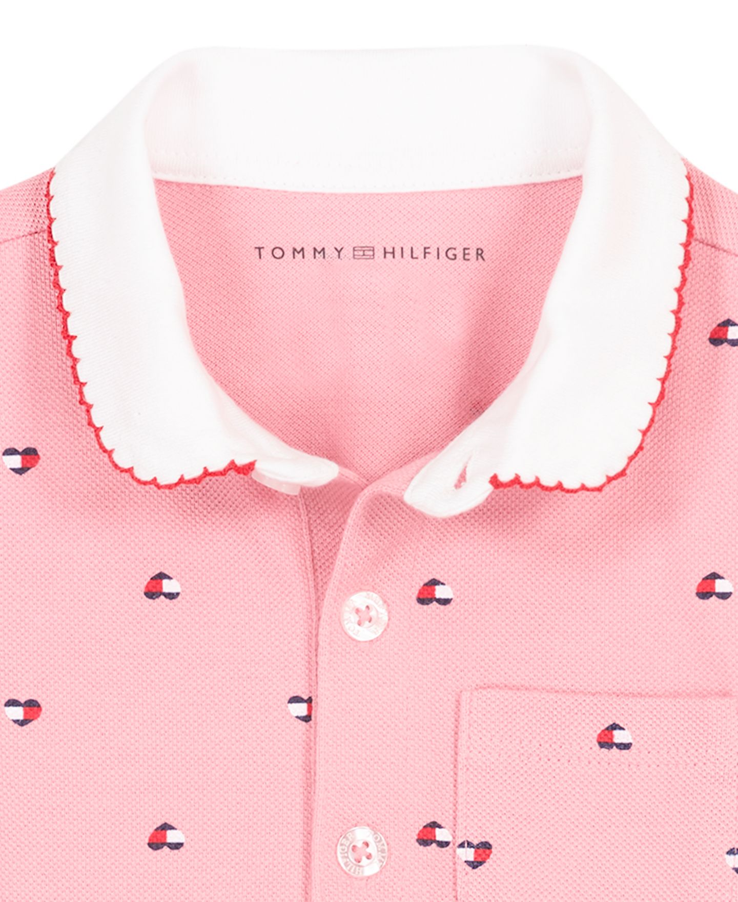 Детский комплект Tommy Hilfiger для девочки: платье с длинным рукавом и панталоны, цвет: Морской розовый — фото 6